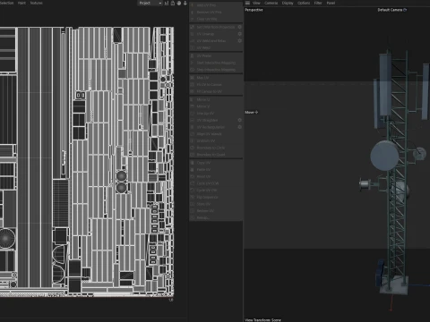 Network Tower 3D Model