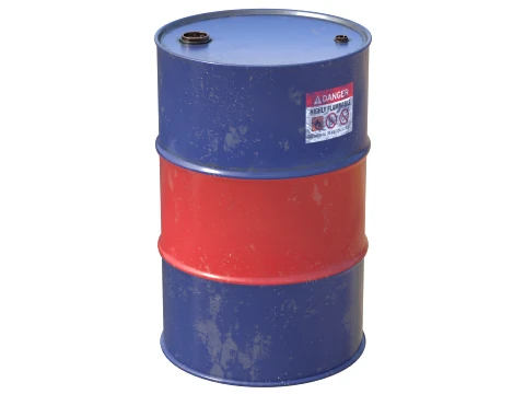 Oil Drum Collection 3D Model