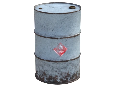 Oil Drum Collection 3D Model