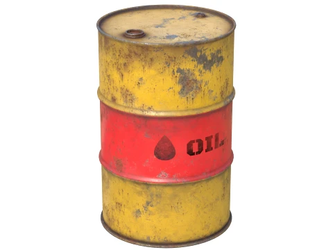 Oil Drum Collection 3D Model