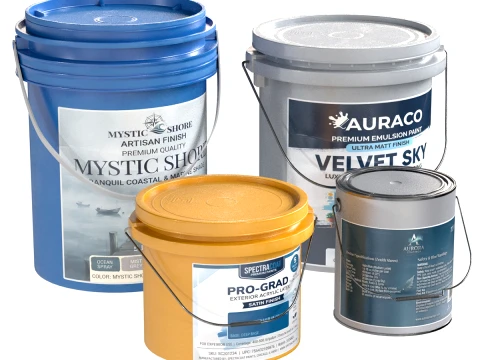 New Paint Bucket Modelo 3D