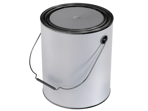 Plain Paint Bucket 3D Model