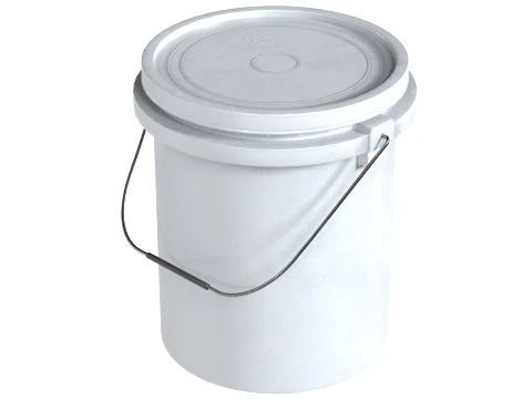 Plain Paint Bucket 3D Model