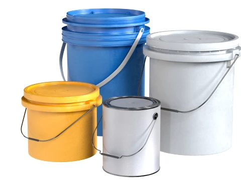 Plain Paint Bucket 3D Model