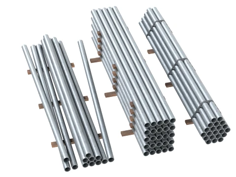 Pipe Piles 3D Model