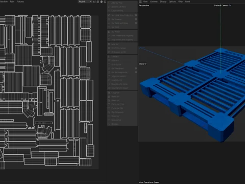 Plastic Pallet Tray 3D Model