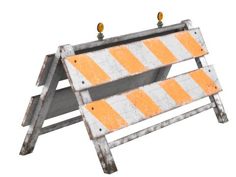 Road Traffic Barrier Modelo 3D