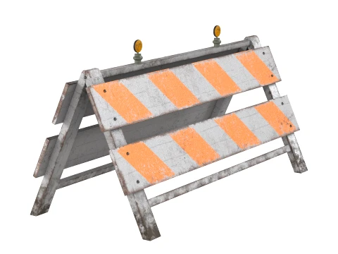 Road Traffic Barrier 3D Model