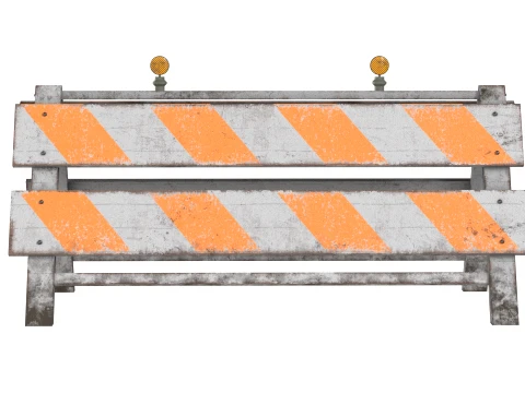 Road Traffic Barrier 3D Model