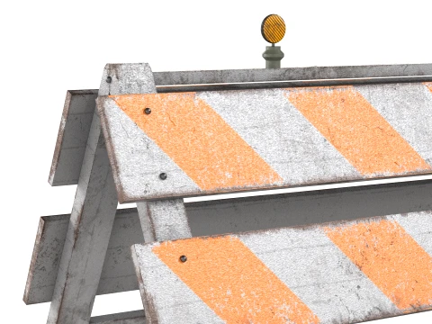 Road Traffic Barrier 3D Model