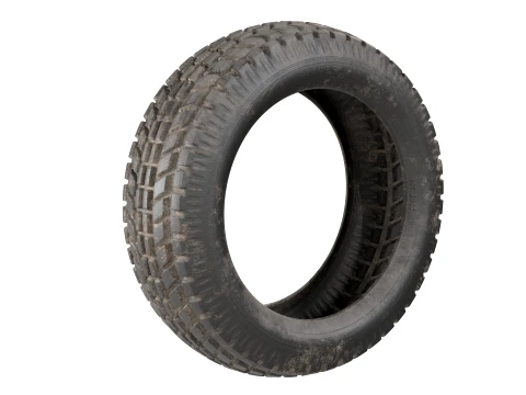 Dirty Tyre 3D Model