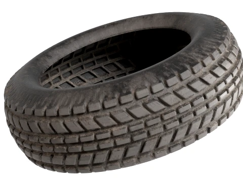 Dirty Tyre 3D Model