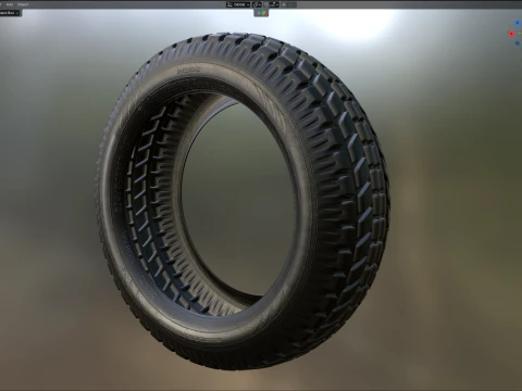 New Tire 3D Model