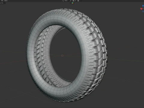 New Tire 3D Model