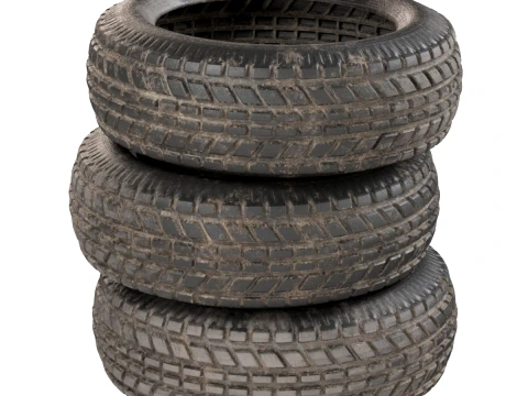 Tire Stack 1 3D Model