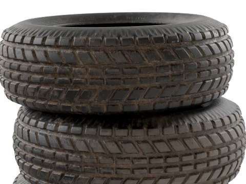 Tire Stack 1 3D Model