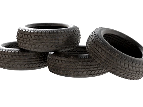Tire Stack 2 3D Model