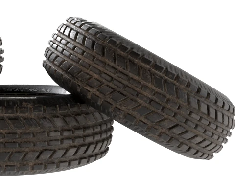 Tire Stack 2 3D Model