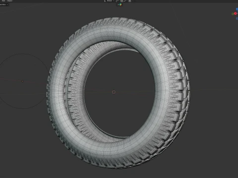 Tire Stack 2 3D Model