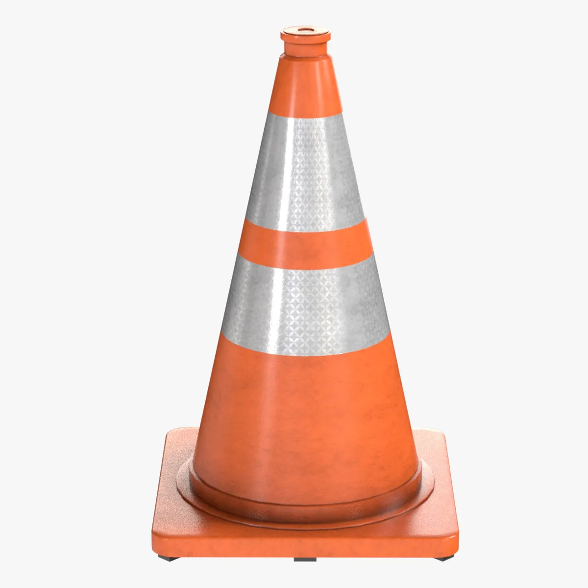 Traffic Cone 3D Model .c4d .max .obj .3ds .fbx .stl .blend