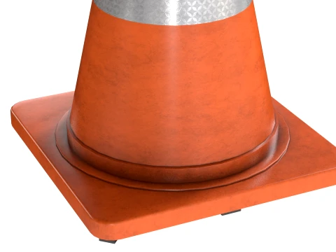 Traffic Cone 3D Model
