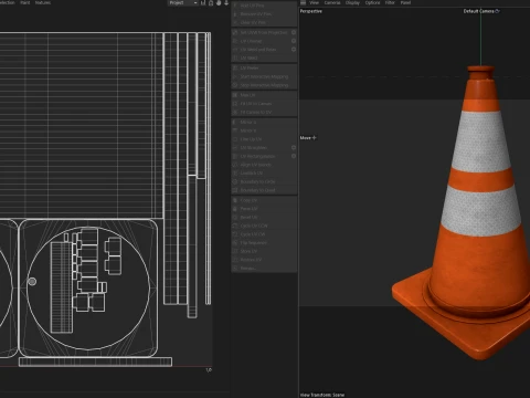 Traffic Cone 3D Model