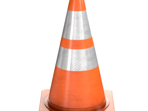 Traffic Cone Stack 3D Модель