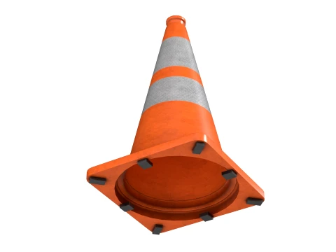 Traffic Cone Stack 3D Модель