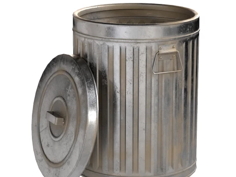 Trash Can 3D Model