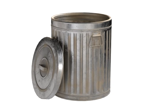 Trash Can 3D Modell