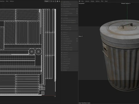 Trash Can 3D Modell