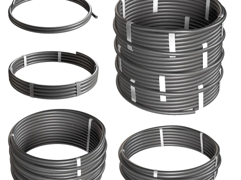 Wire Roll Collection 3D 模型