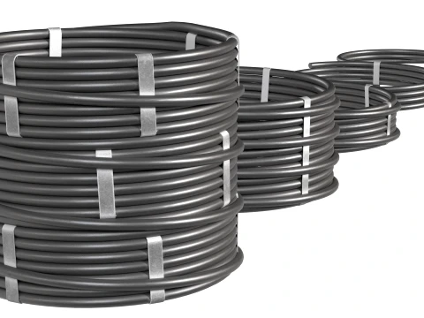 Wire Roll Collection 3D Model