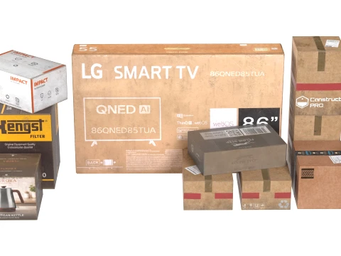 Building Materials Mega Collection 3D Model