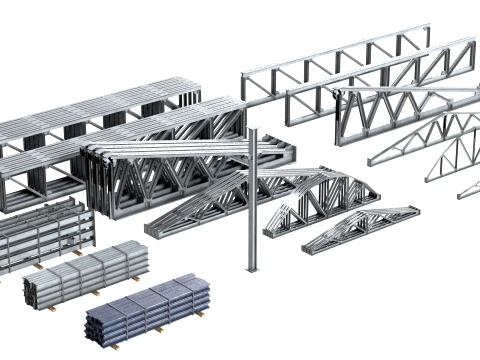 Building Materials Mega Collection 3D Model