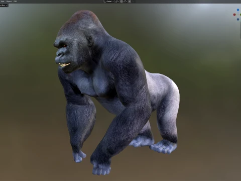 Gorilla 3D Model