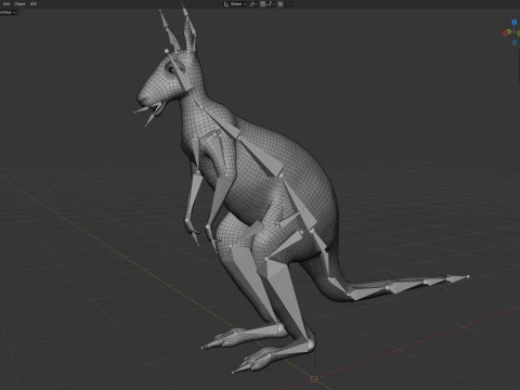 Kangaroo 3D Model