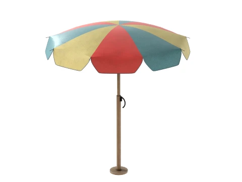 Beach Umbrella 3D Model