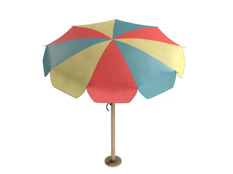 Beach Umbrella 3D Model