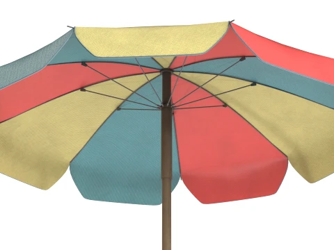 Beach Umbrella 3D Model