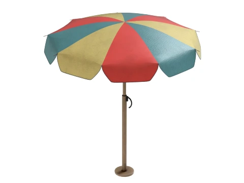 Beach Umbrella 3D Model