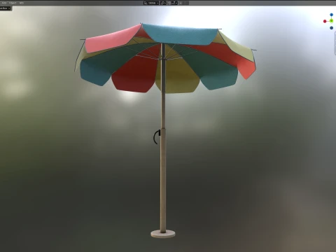 Beach Umbrella 3D Model