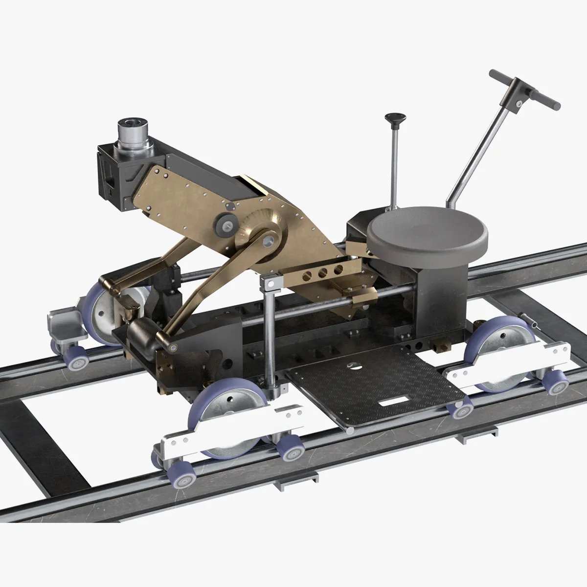 Cinetech Robin Camera Dolly and Accessories 3D Model .c4d .max .obj .3ds .fbx .stl .blend 