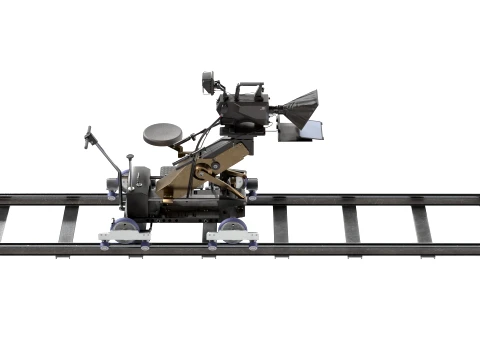 Cinetech Robin Camera Dolly and Accessories With Panasonic Camera 3D Model