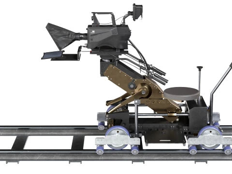 Cinetech Robin Camera Dolly and Accessories With Panasonic Camera 3D Model
