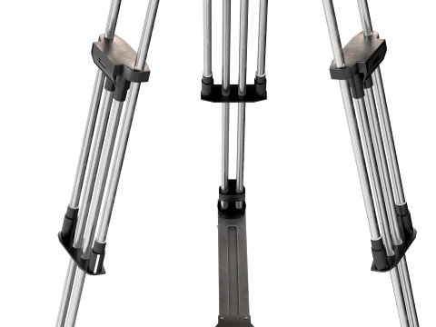 Panasonic Camera 4k with Studio Camera Pedestal 3D Model