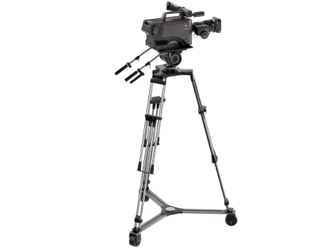 Panasonic Camera 4k with Studio Camera Pedestal 3D Model