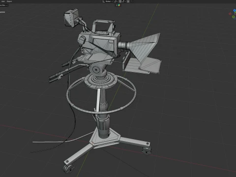 Panasonic TV Camera Pedestal 3D Model