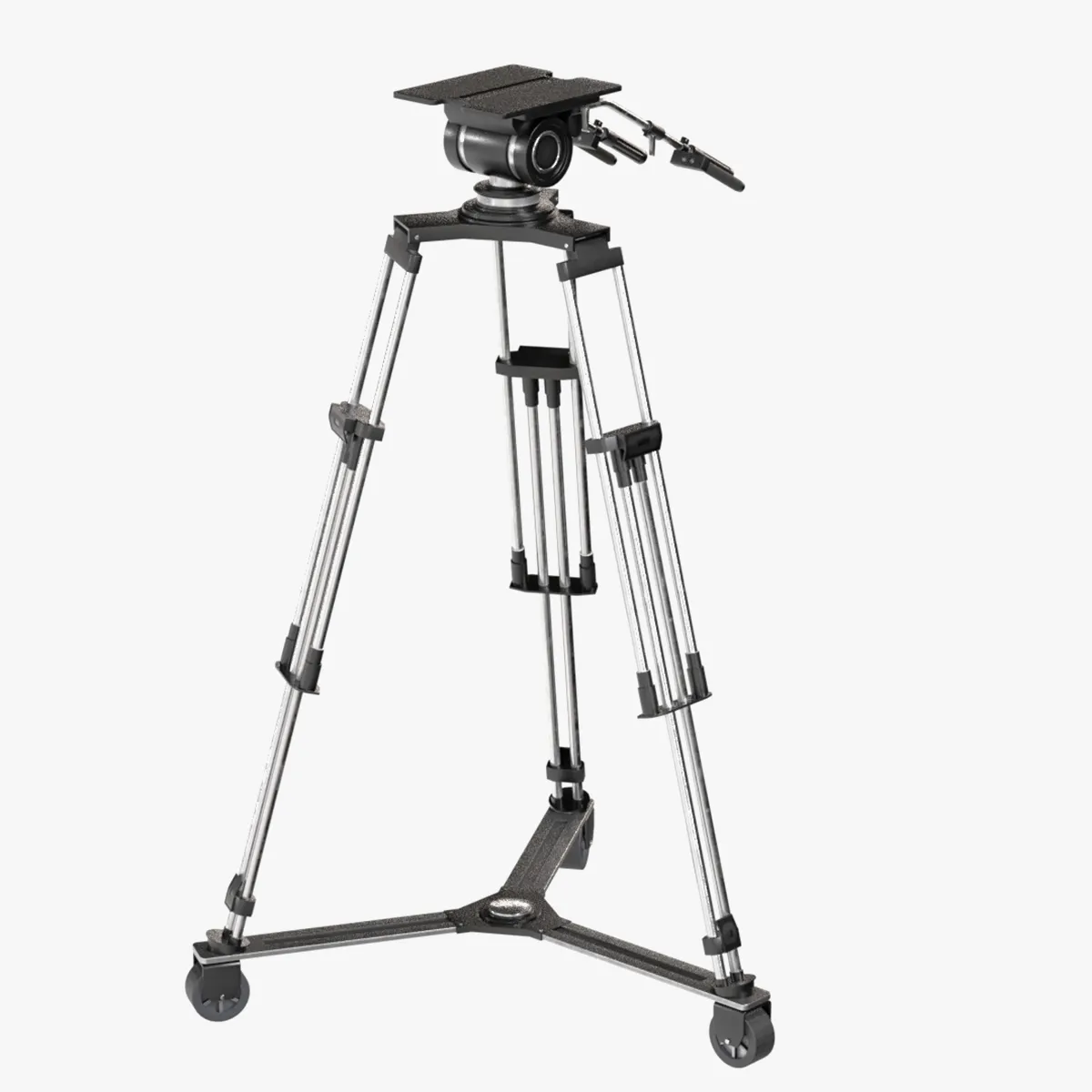 TV Studio Camera Pedestal 3D Model .c4d .max .obj .3ds .fbx .stl .blend 