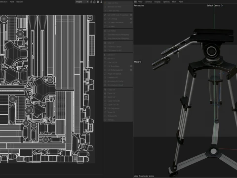 TV Studio Camera Pedestal 3D Model